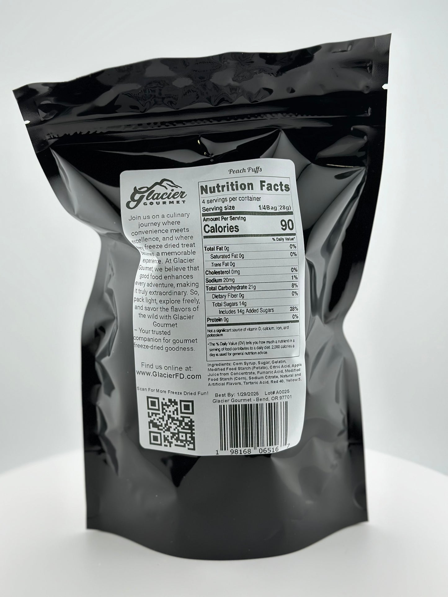 Peach Puffs - 2.5oz Bag