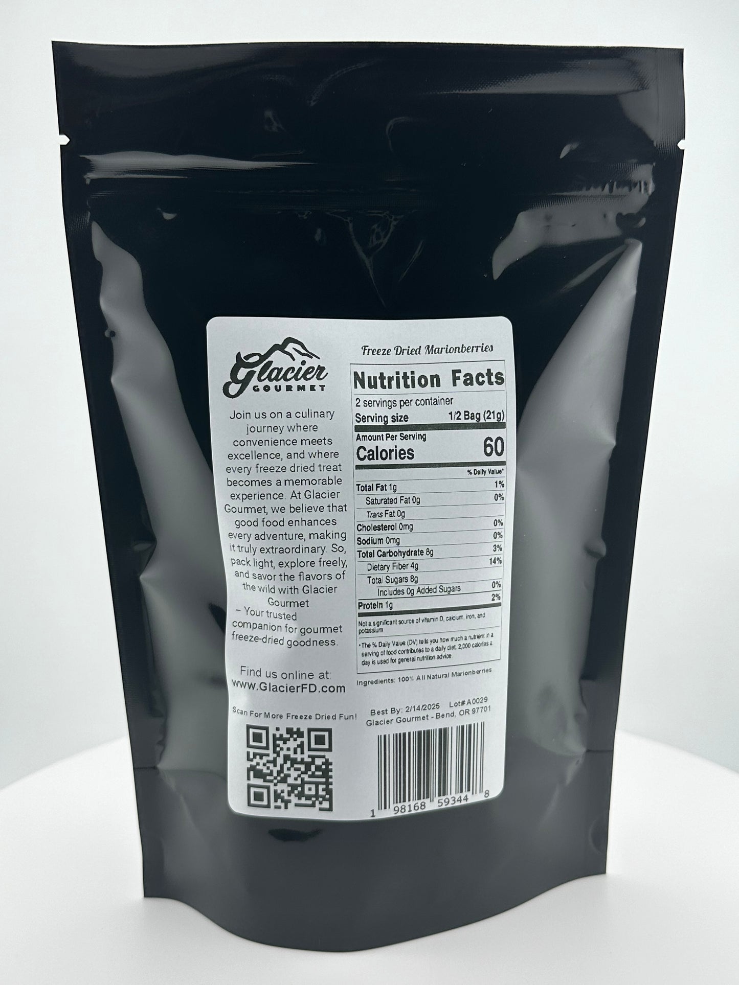 Freeze Dried Marionberries - 1.5oz Bag