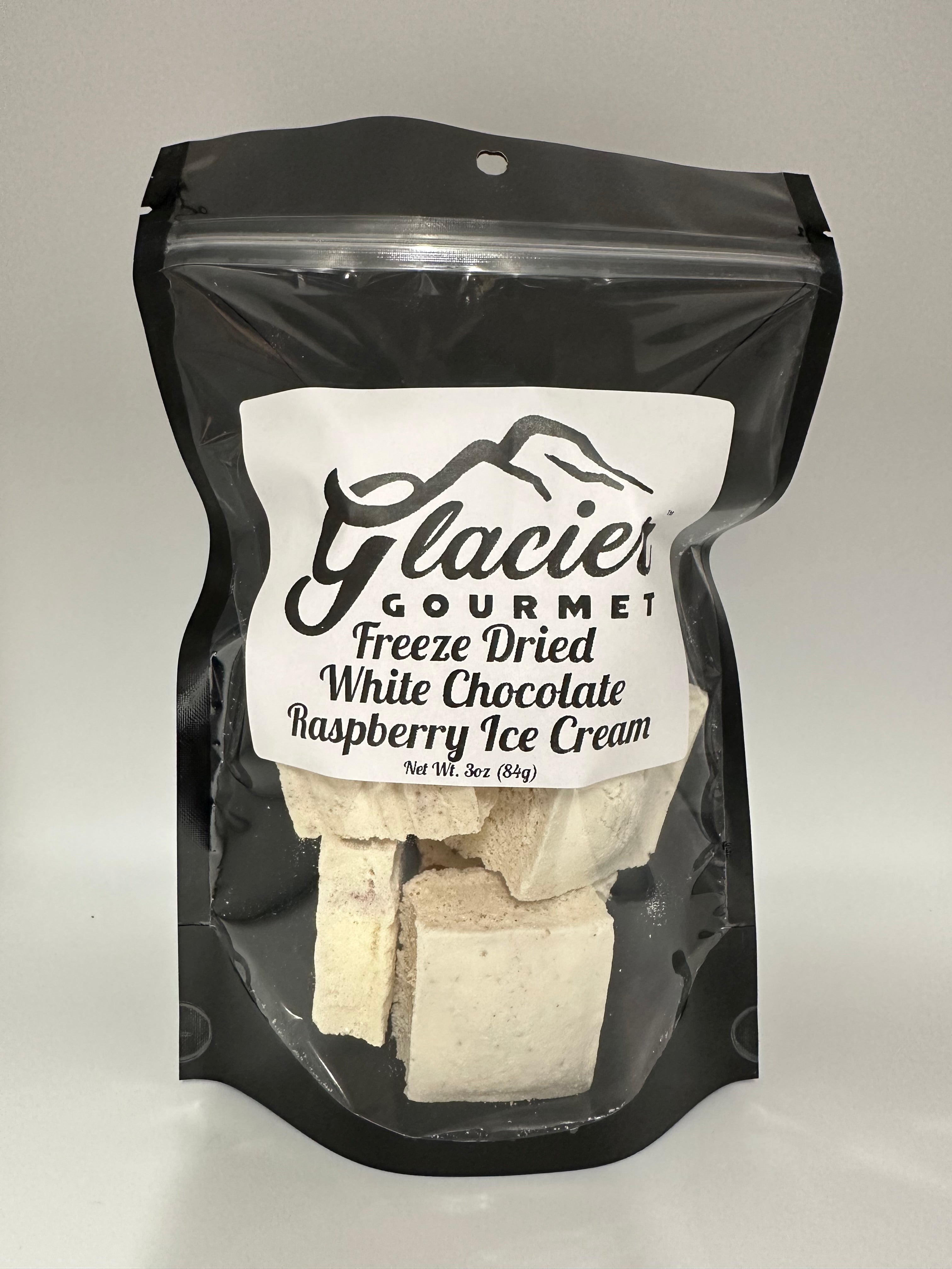 Glacier Raspberry Freeze Dried White Chocolate Raspberry Ice Cream - 3oz Bag – Glacier ...