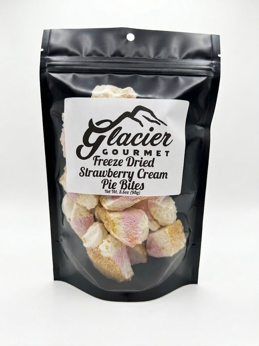 Freeze Dried Strawberry Cream Pie Bites - 3.5oz Bag